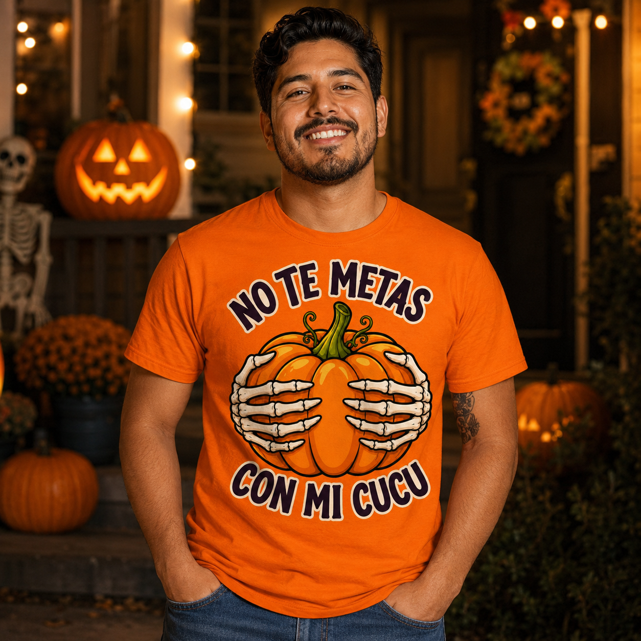 No Te Metas Con Mi Cucu Halloween T-Shirt