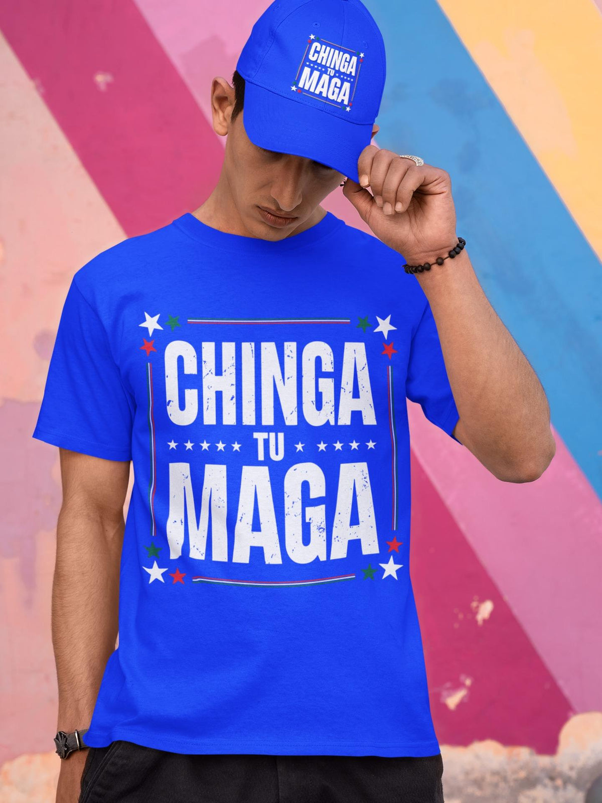 Men S Premium Cotton Short Sleeve Graphic T Shirt Unisex Round Neck Relaxed Fit Menswear Casual Top Fun Star Stripe Embellishments All Seasons Wear Pair With Joggers
