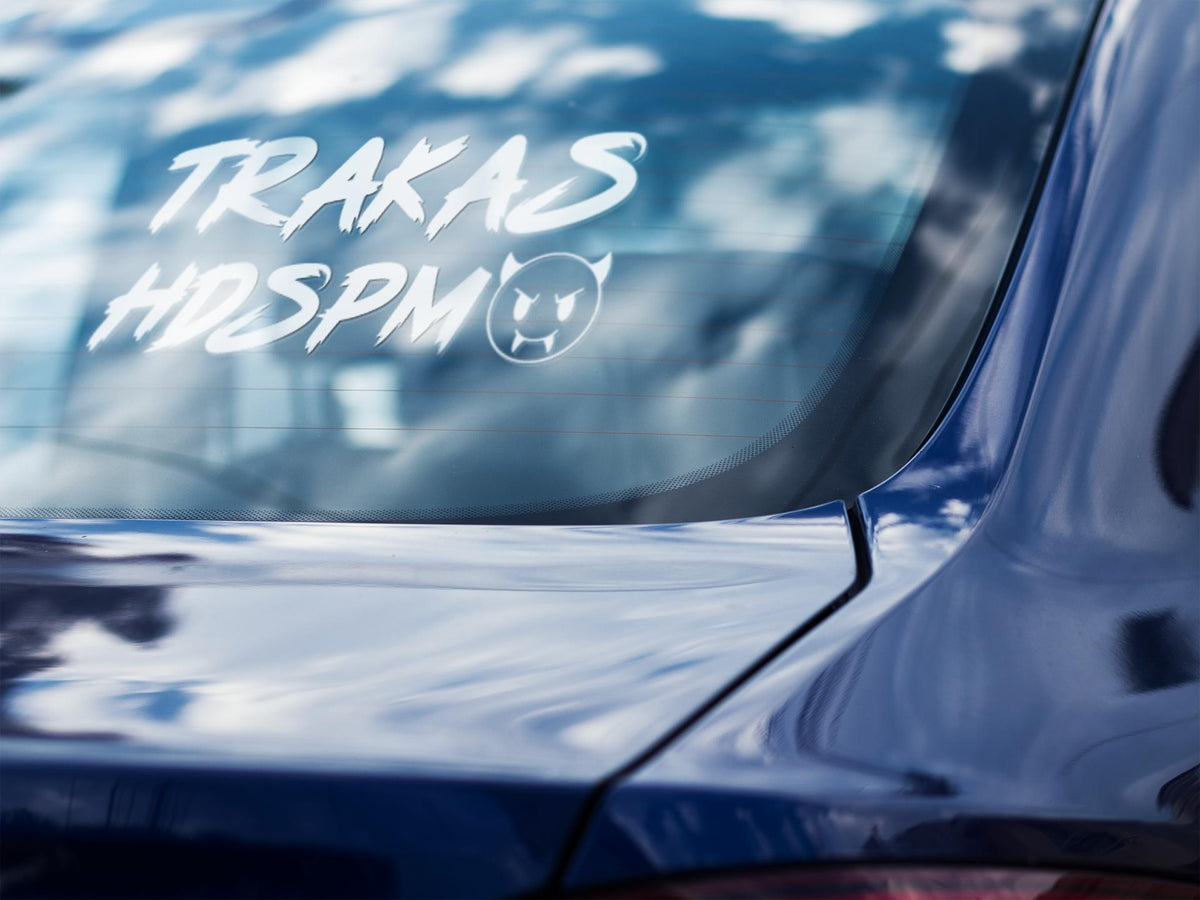Trakas HDSPM Car Sticker - 1-Pack & 2-Pack Options, Versatile Interior/Exterior Decal, Suitable as Phone Placard