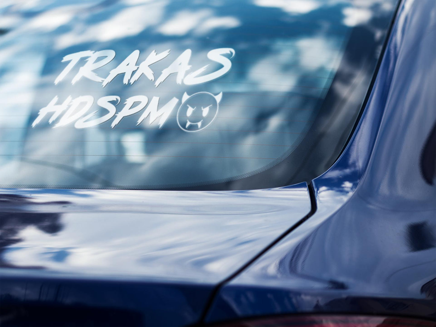 Trakas HDSPM Car Sticker - 1-Pack & 2-Pack Options, Versatile Interior/Exterior Decal, Suitable as Phone Placard