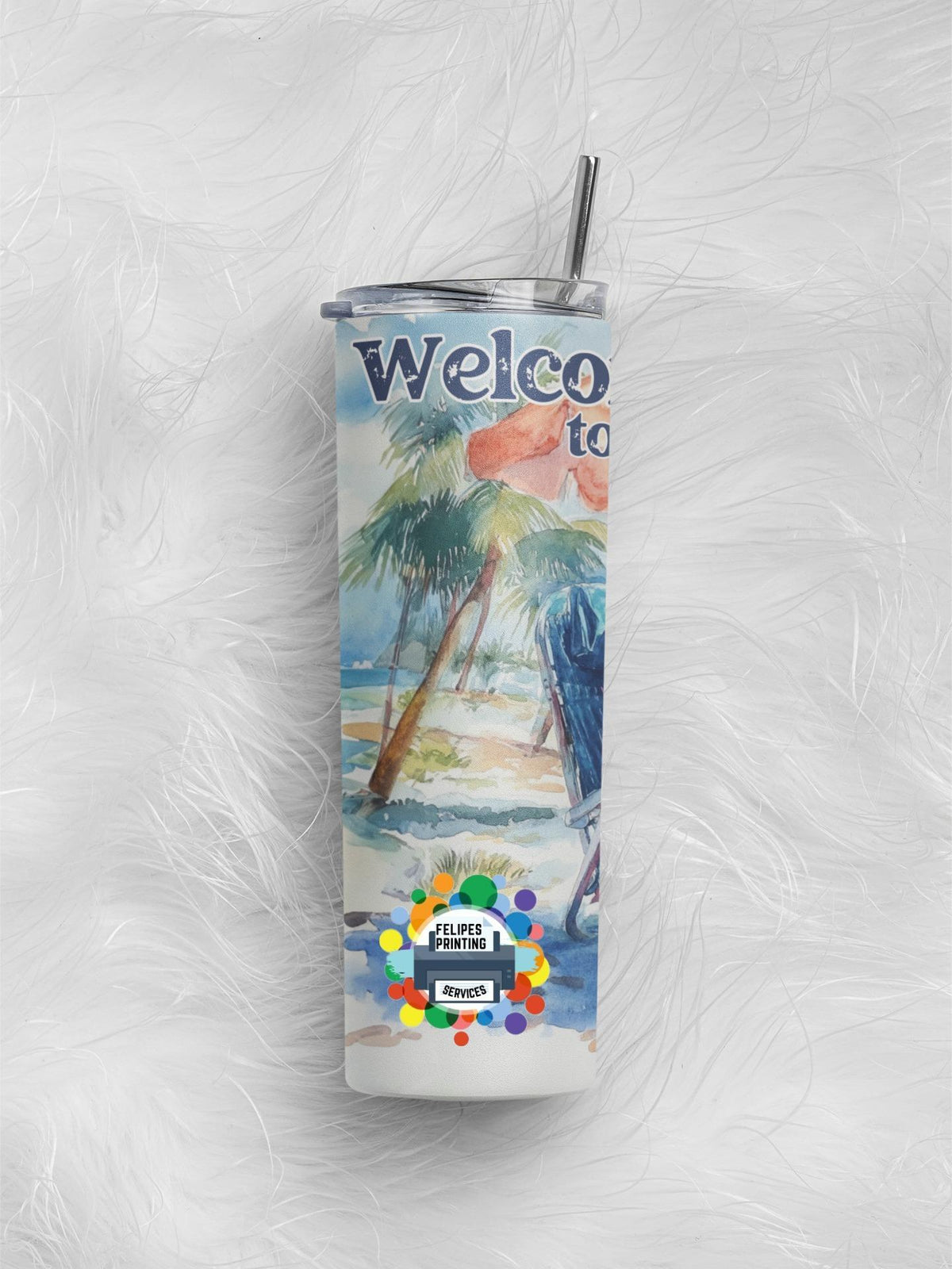 Gulf Of America 20oz Skinny Tumbler