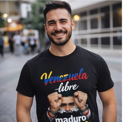 Maduro Capturado, Venezuelan People's Pride & Voice, T-Shirt