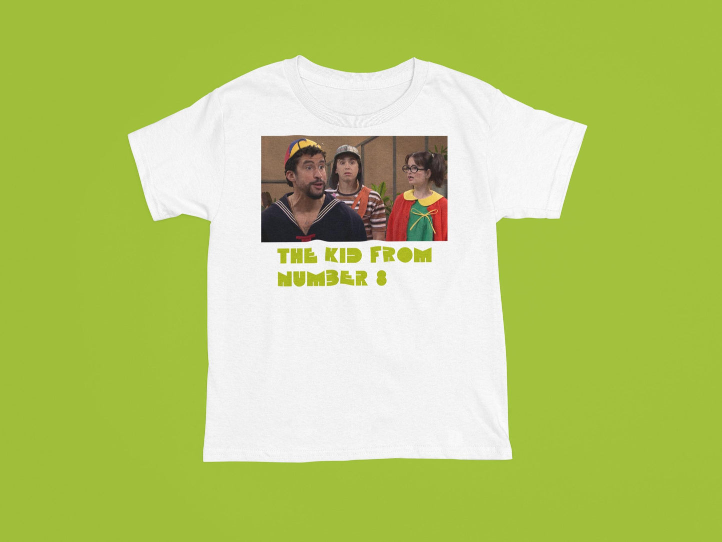 Menswear Men S Short Sleeve Round Neck T Shirt Stylish The Kid From 8 Streetwear Top Plain Design For Casual Wear