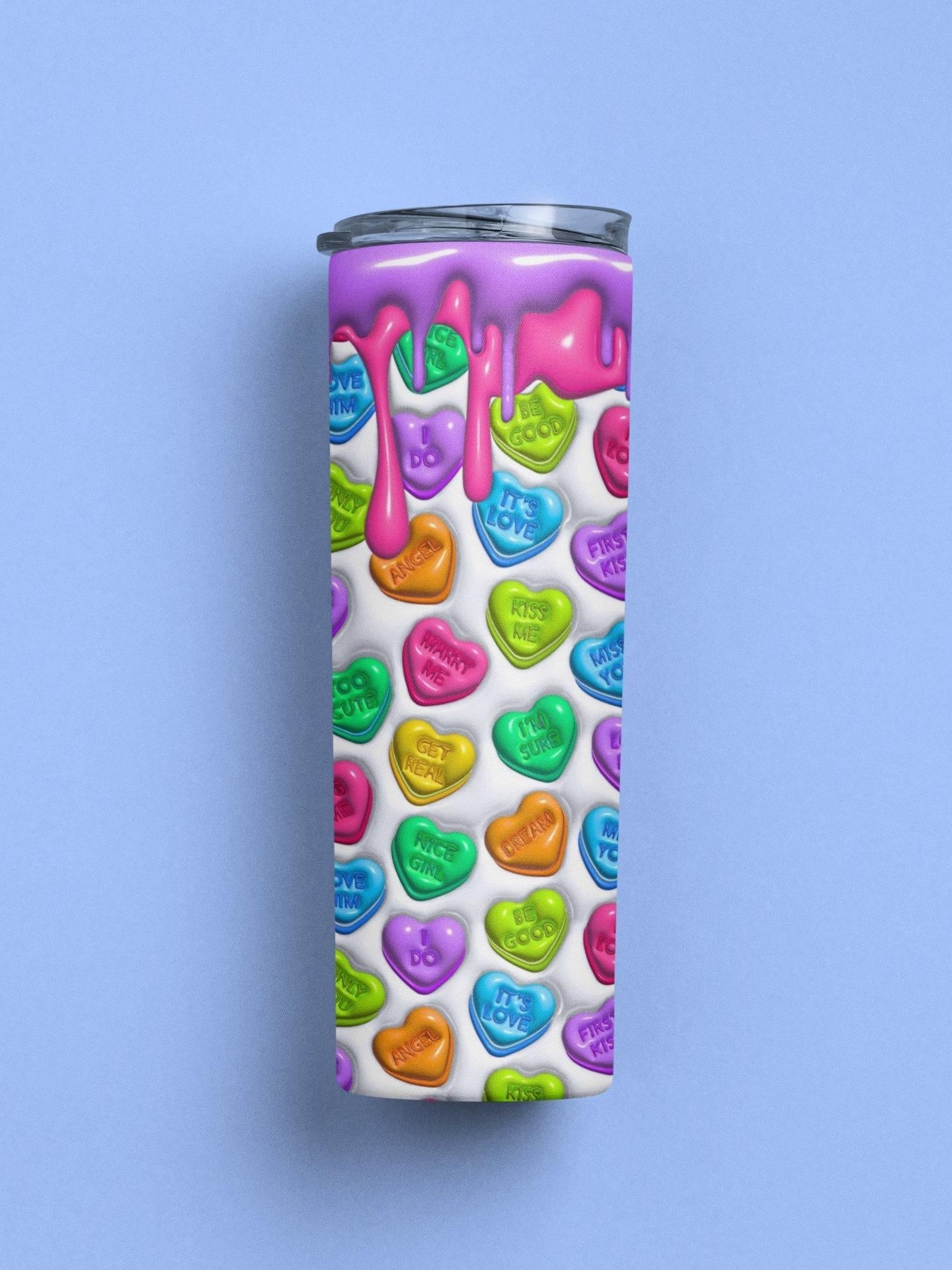 20oz Heart-Shape 20ox Skinny Tumbler