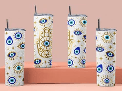 Evil Eye & Hand 20oz Skinny Tumbler