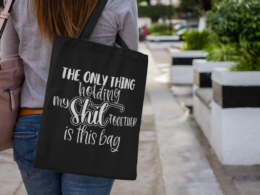 Holding My Stuff Together Tote Bag