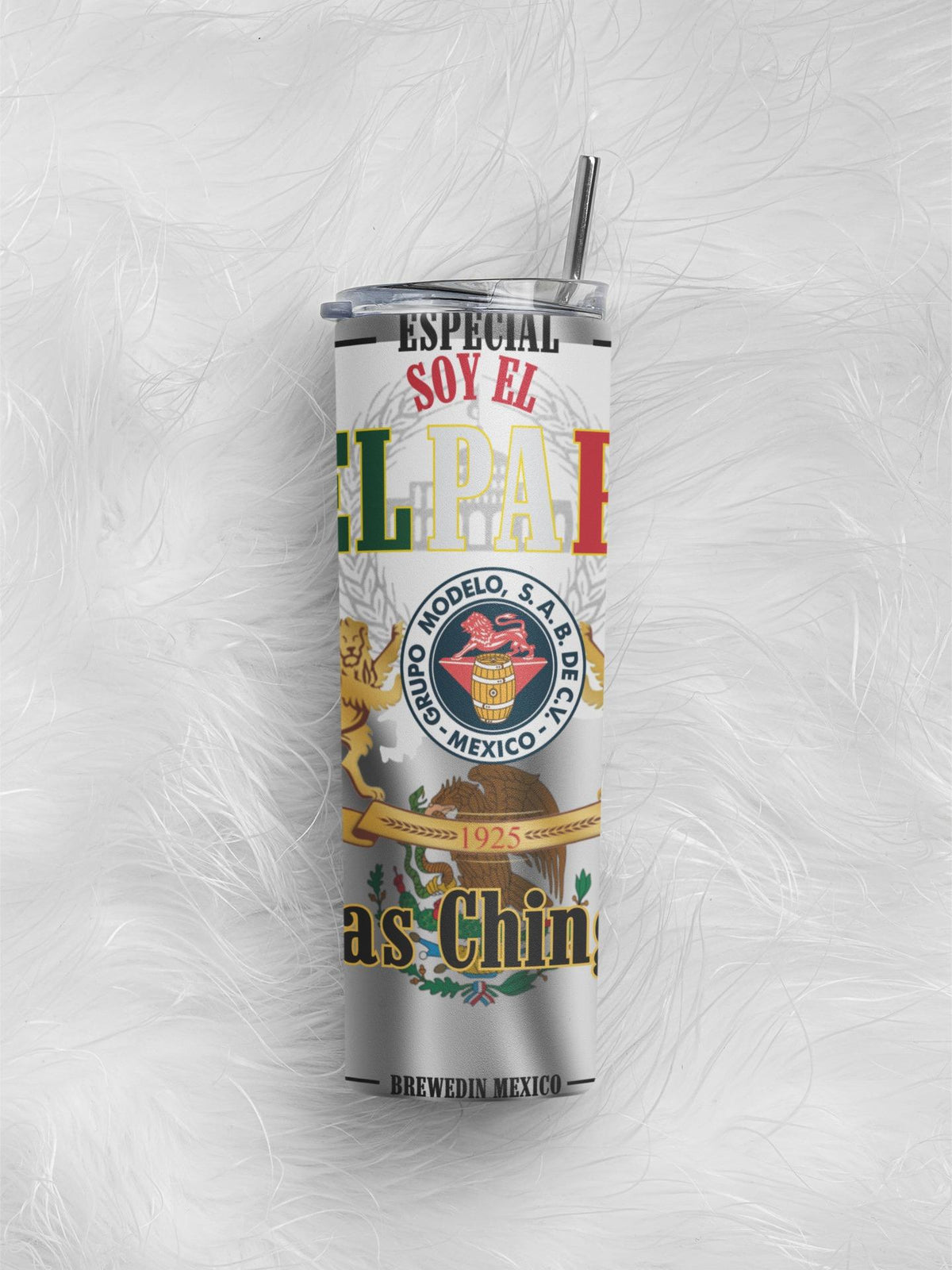 Papa Mas Chingon 20oz Skinny Tumbler