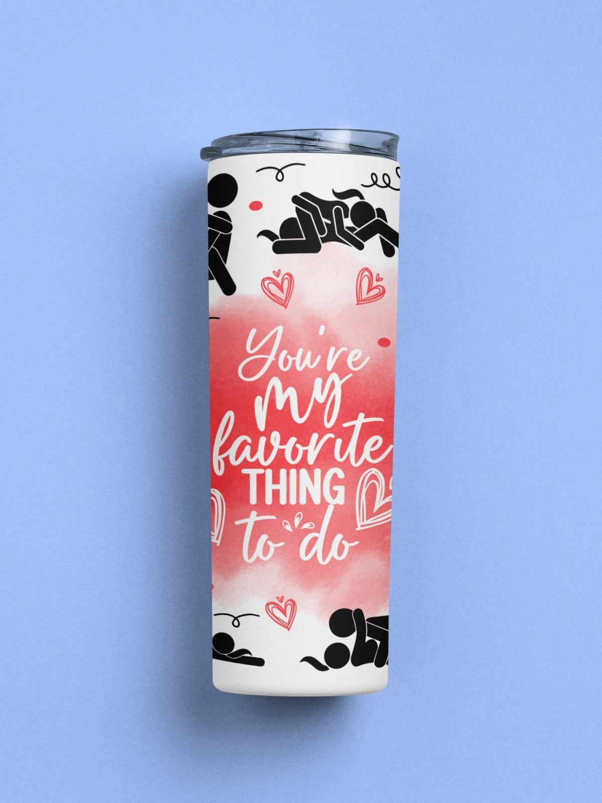 20oz Thermal Portable Tumbler Water Bottle with Straw, Love-Laughter Design - Reusable Drinkware for Daily Sips, On-the-Go Use