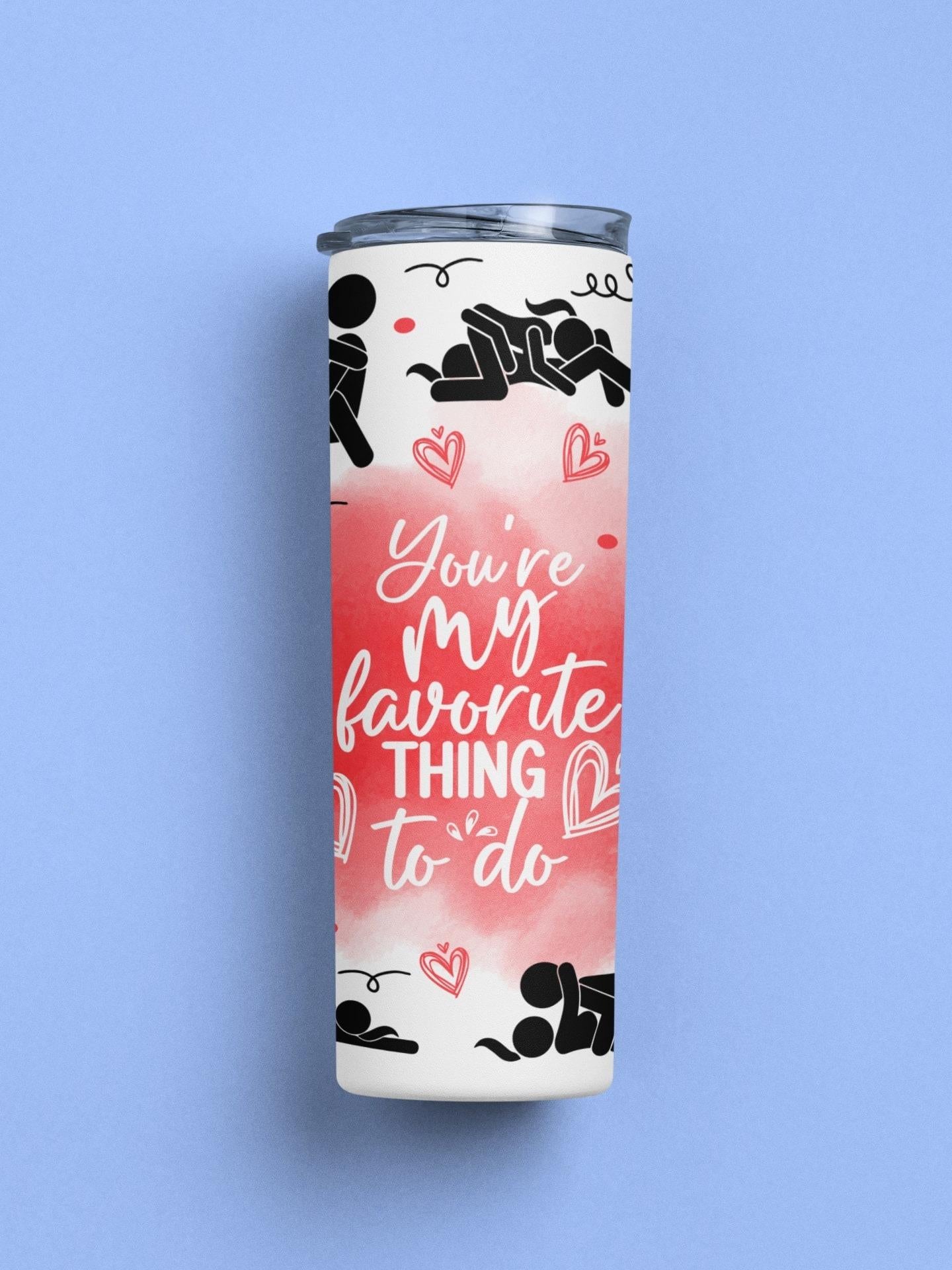 20oz Thermal Portable Tumbler Water Bottle with Straw, Love-Laughter Design - Reusable Drinkware for Daily Sips, On-the-Go Use