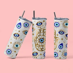 Evil Eye & Hand 20oz Skinny Tumbler