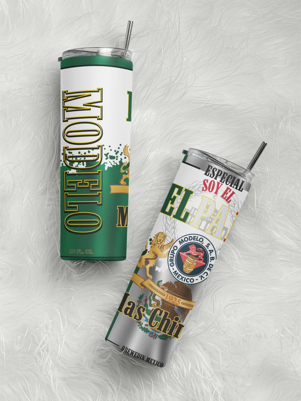 Papa Mas Chingon 20oz Skinny Tumbler