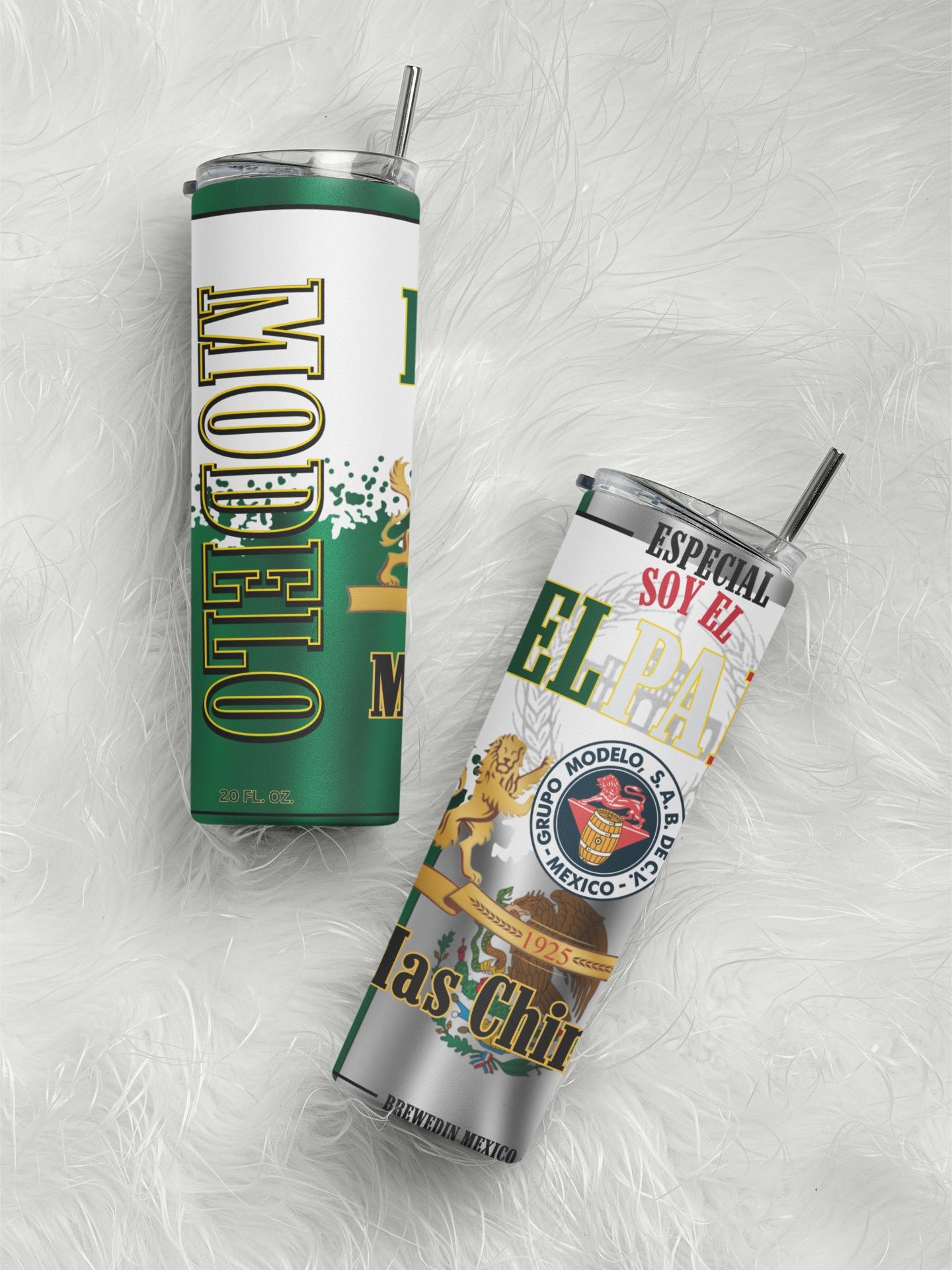 Papa Mas Chingon 20oz Skinny Tumbler