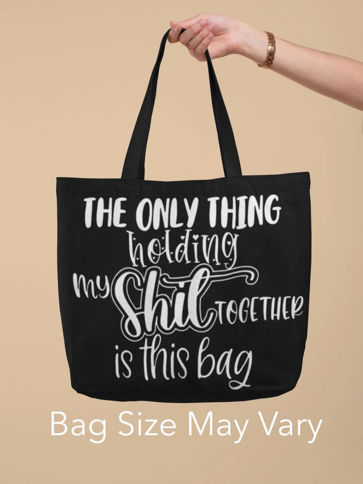 Holding My Stuff Together Tote Bag