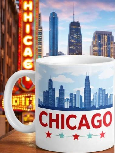 Chicago 12oz Mug Different Designs