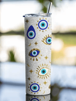 Evil Eye & Hand 20oz Skinny Tumbler