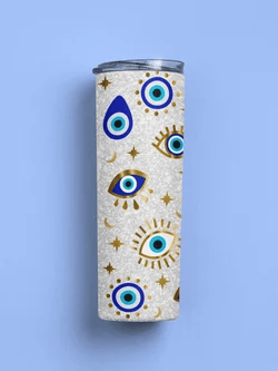 Evil Eye & Hand 20oz Skinny Tumbler