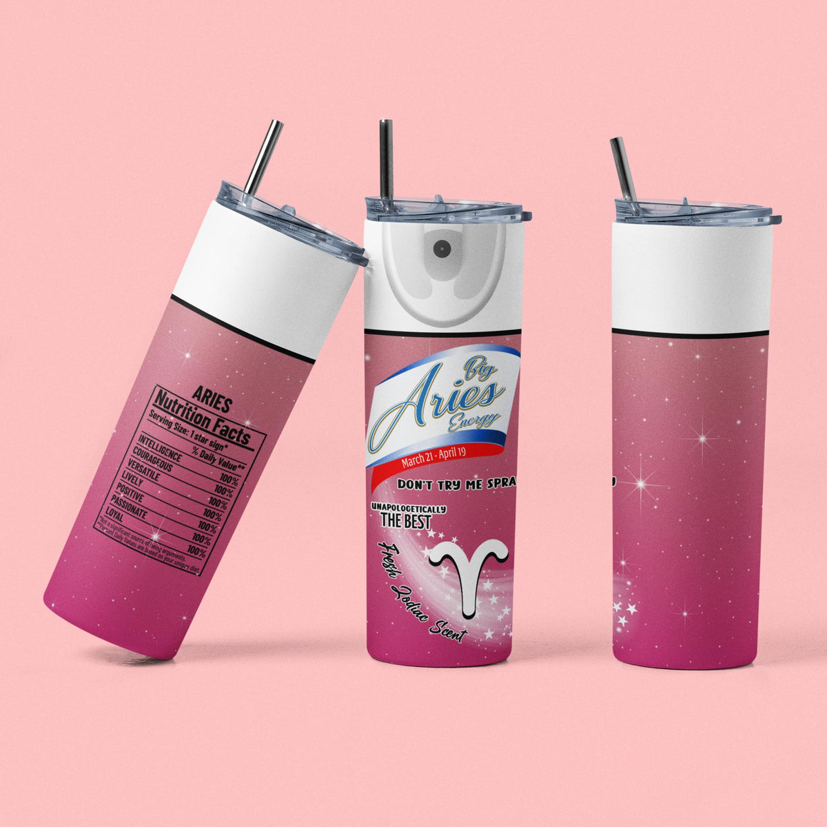20oz Horoscope Skinny Tumbler