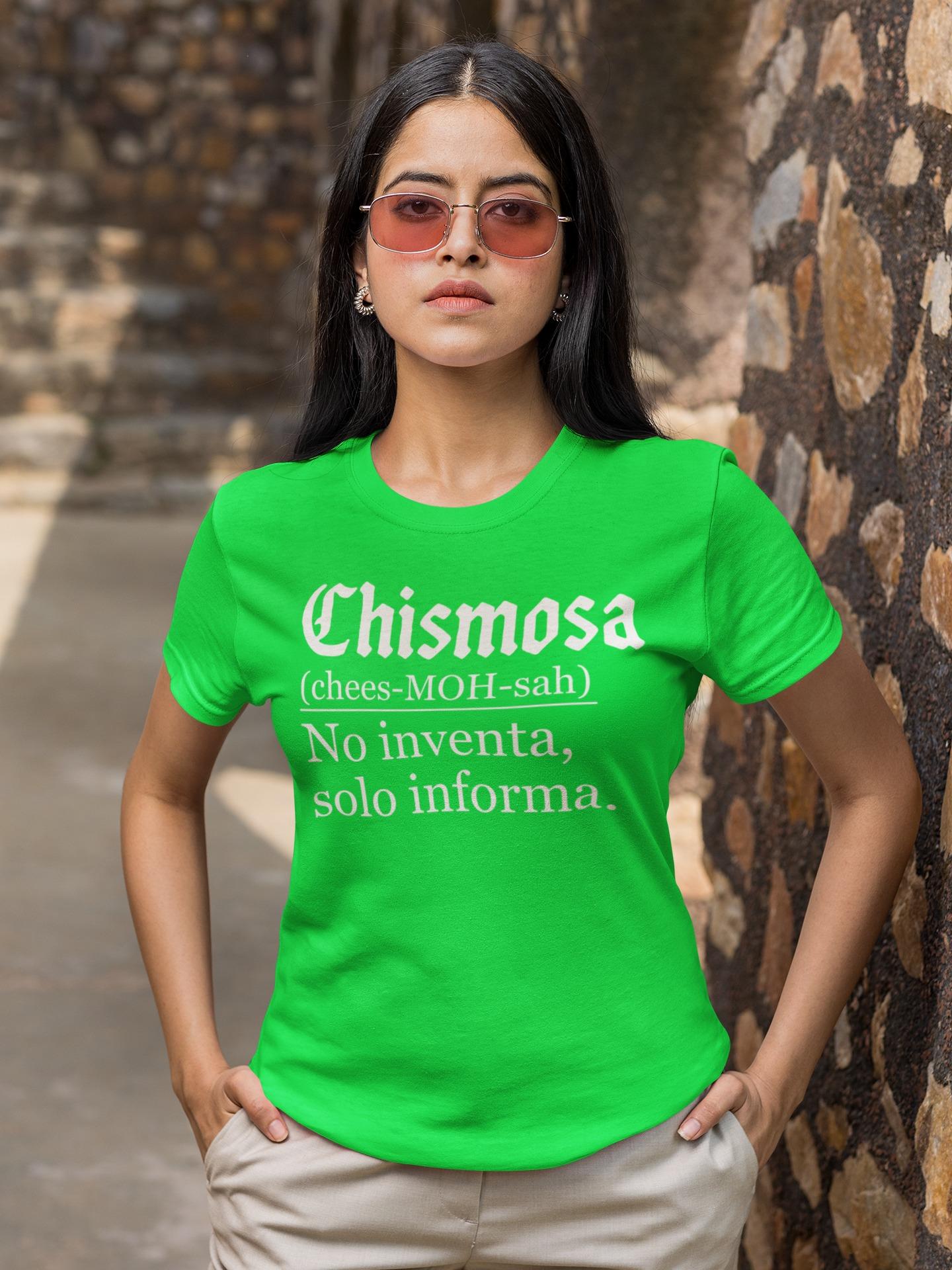 Lady's Chismosa Statement Streetwear Short-Sleeve Tee - Breathable, Casual, Fit Everyday Women's T-Shirt Top