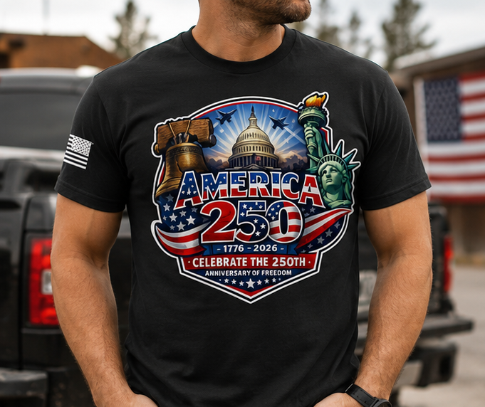 America 250 Anniversary T-Shirt | 1776–2026 Patriotic Independence Day Shirt