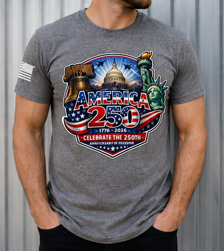 America 250 Anniversary T-Shirt | 1776–2026 Patriotic Independence Day Shirt