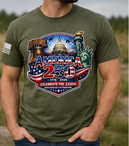 America 250 Anniversary T-Shirt | 1776–2026 Patriotic Independence Day Shirt
