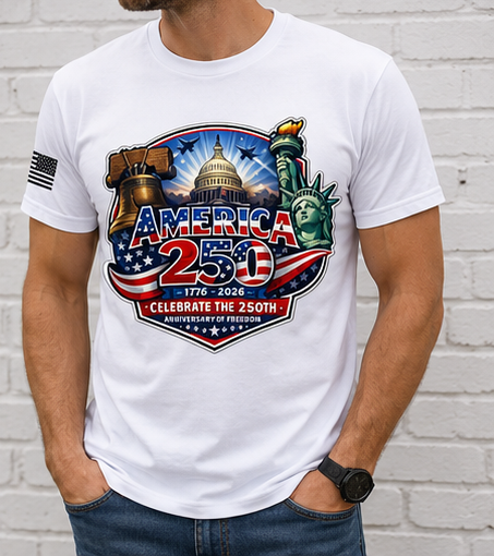 America 250 Anniversary T-Shirt | 1776–2026 Patriotic Independence Day Shirt