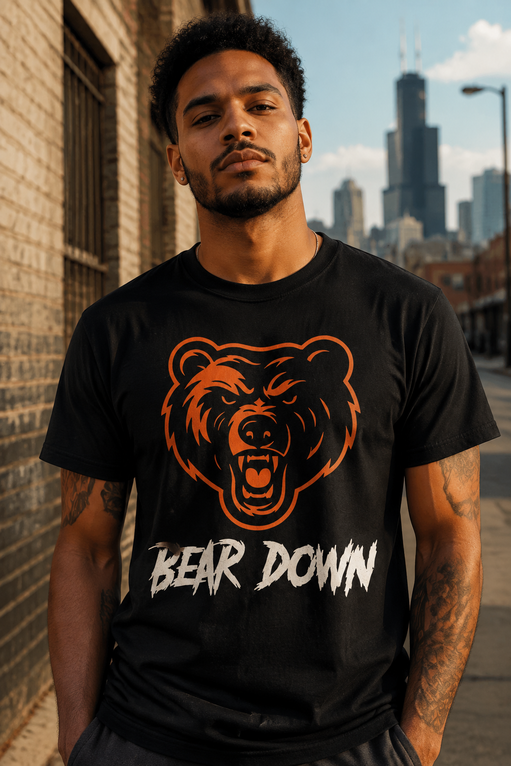 Bear Down “Good, Better, Best” Two-Sided Football T-Shirt