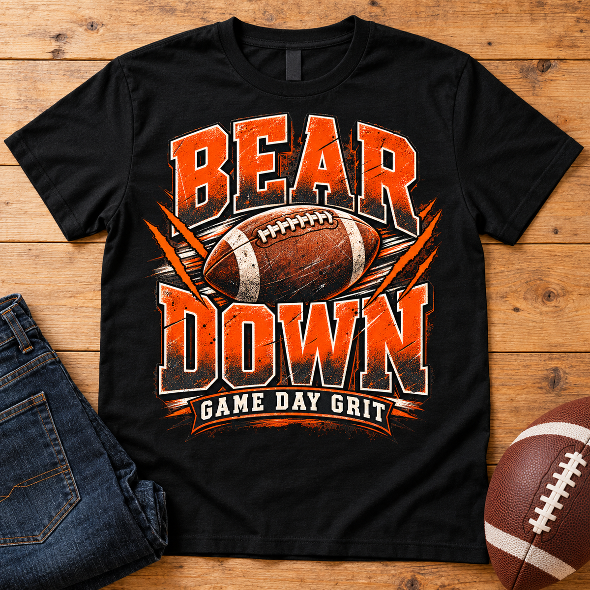 Bear Down Game Day Grit – Good Better Best Two-Sided T-Shirt