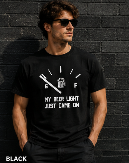 My Beer Light Turn On T-Shirt
