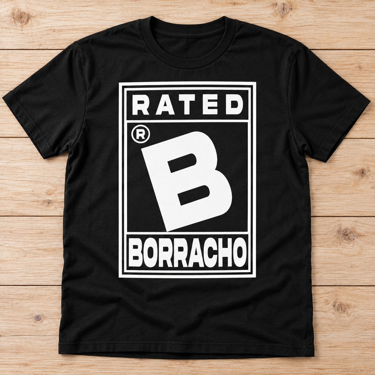 Camiseta B de Borracho