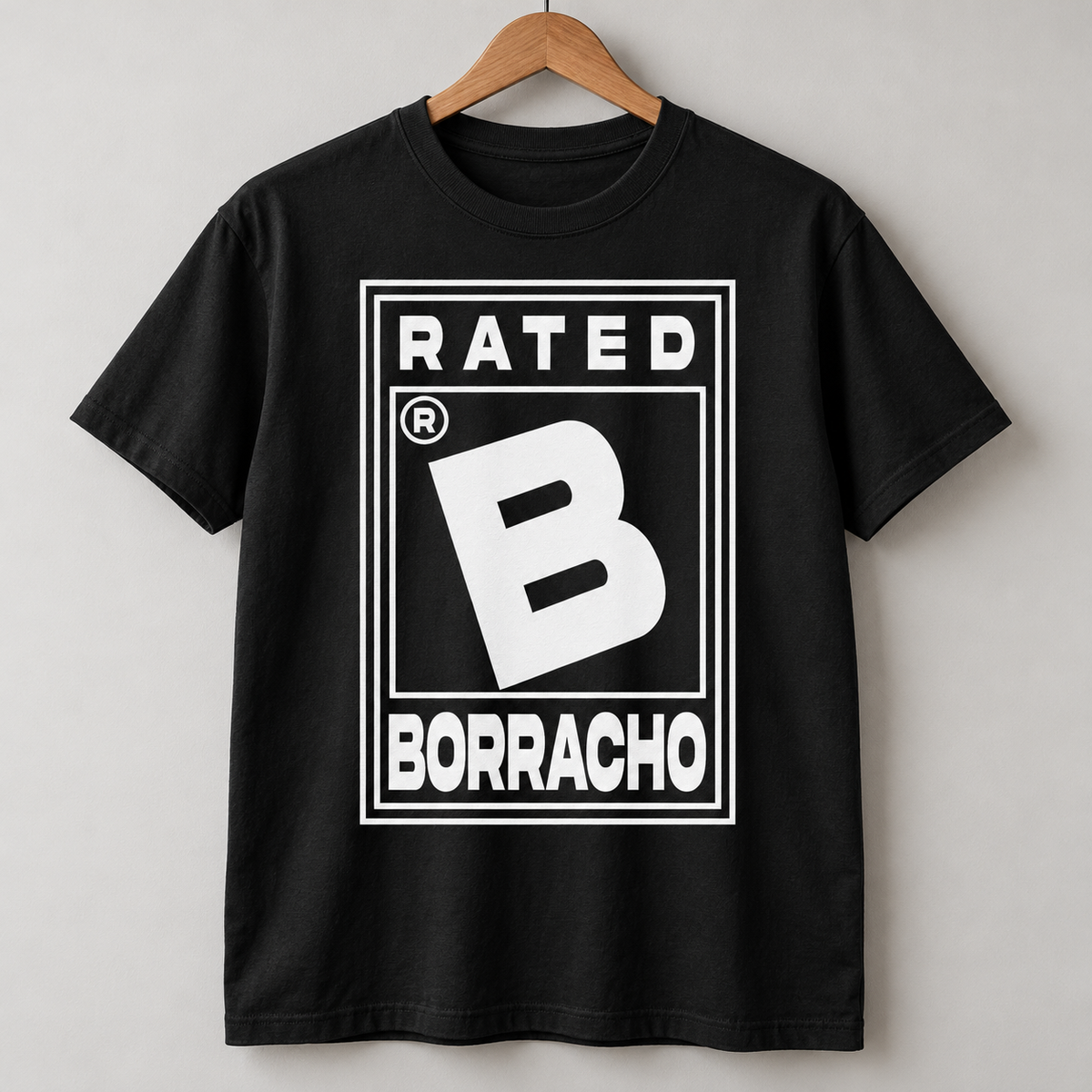 Camiseta B de Borracho