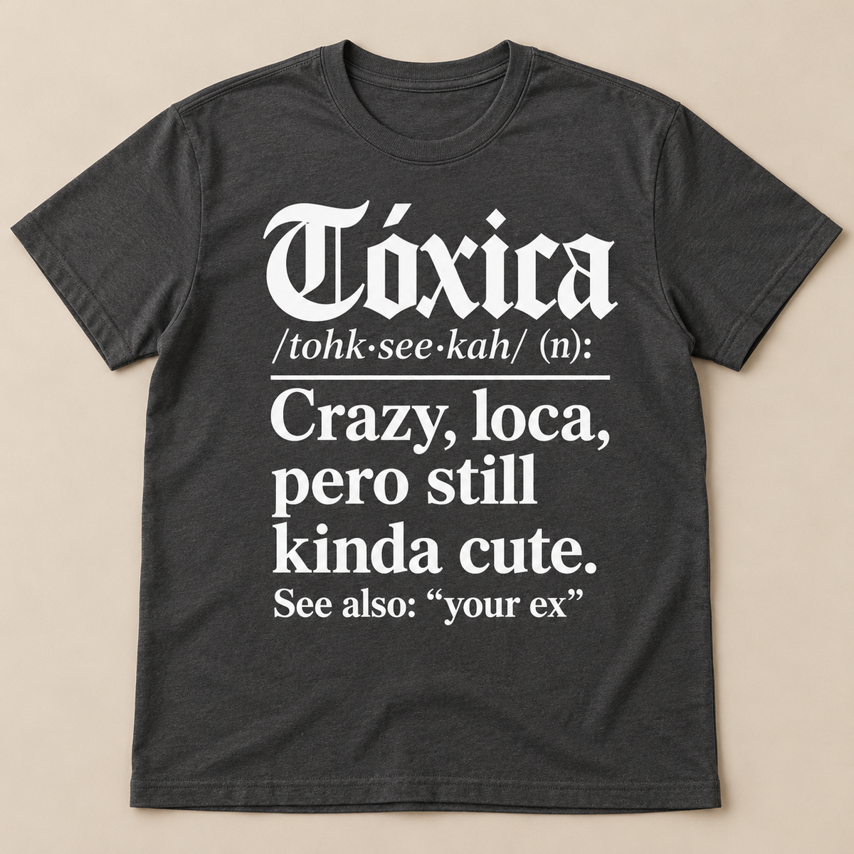 Camiseta Tóxica - Moda Divertida y Atrevida