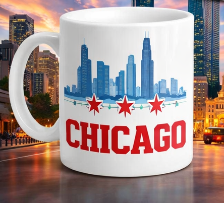 Chicago 12oz Mug Different Designs