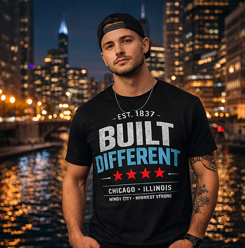 Built Different Chicago T-Shirt