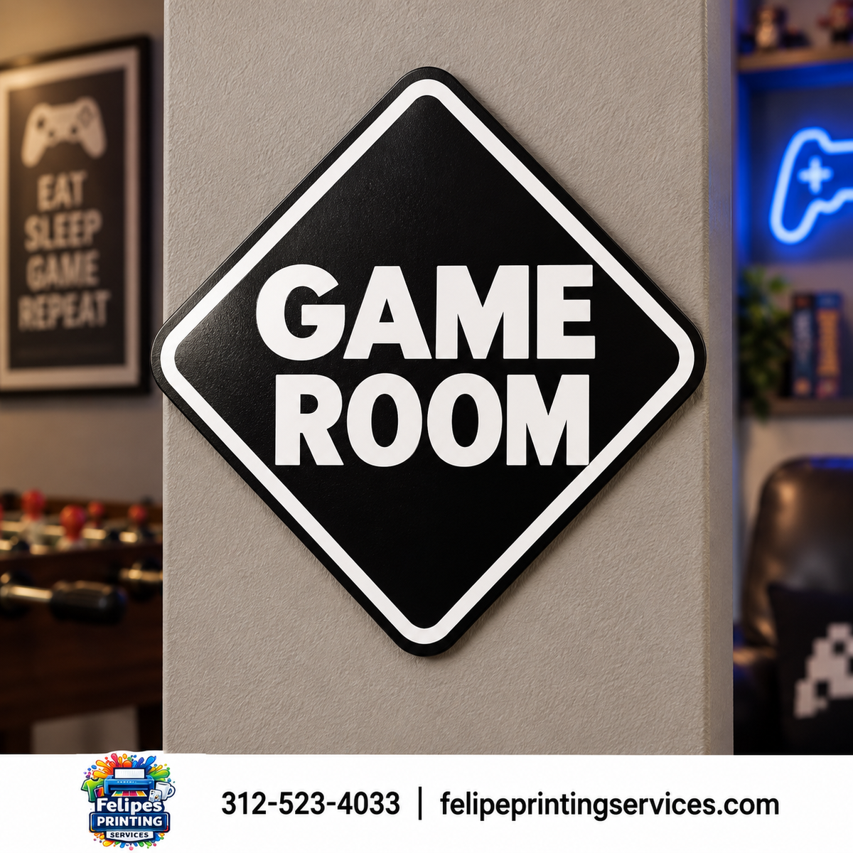 Custom Diamond Sign – Personalized Aluminum Sign