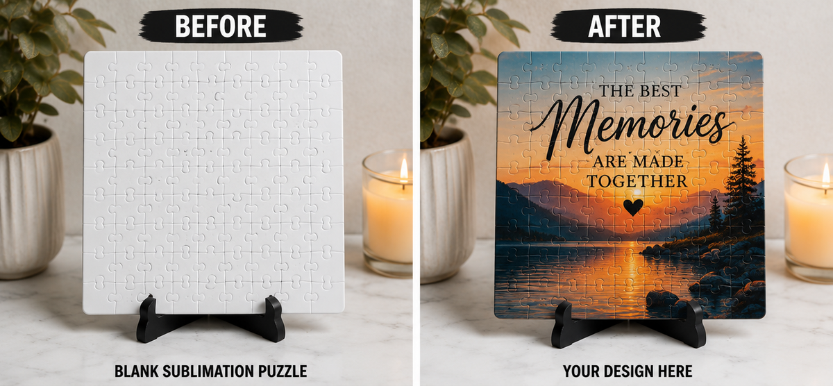 Custom 99 Piece Sublimation Puzzle | Personalized Photo Puzzle | 8" x 10" Made to Order Gift