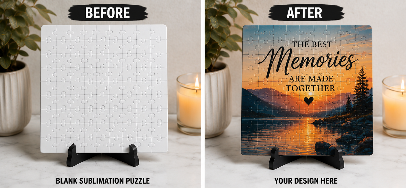 Custom 99 Piece Sublimation Puzzle | Personalized Photo Puzzle | 8" x 10" Made to Order Gift