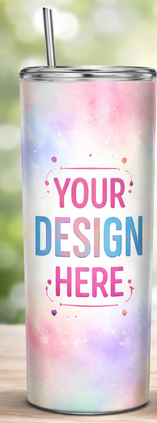 Custom 20oz Skinny Tumbler – Send Your Photo or Design