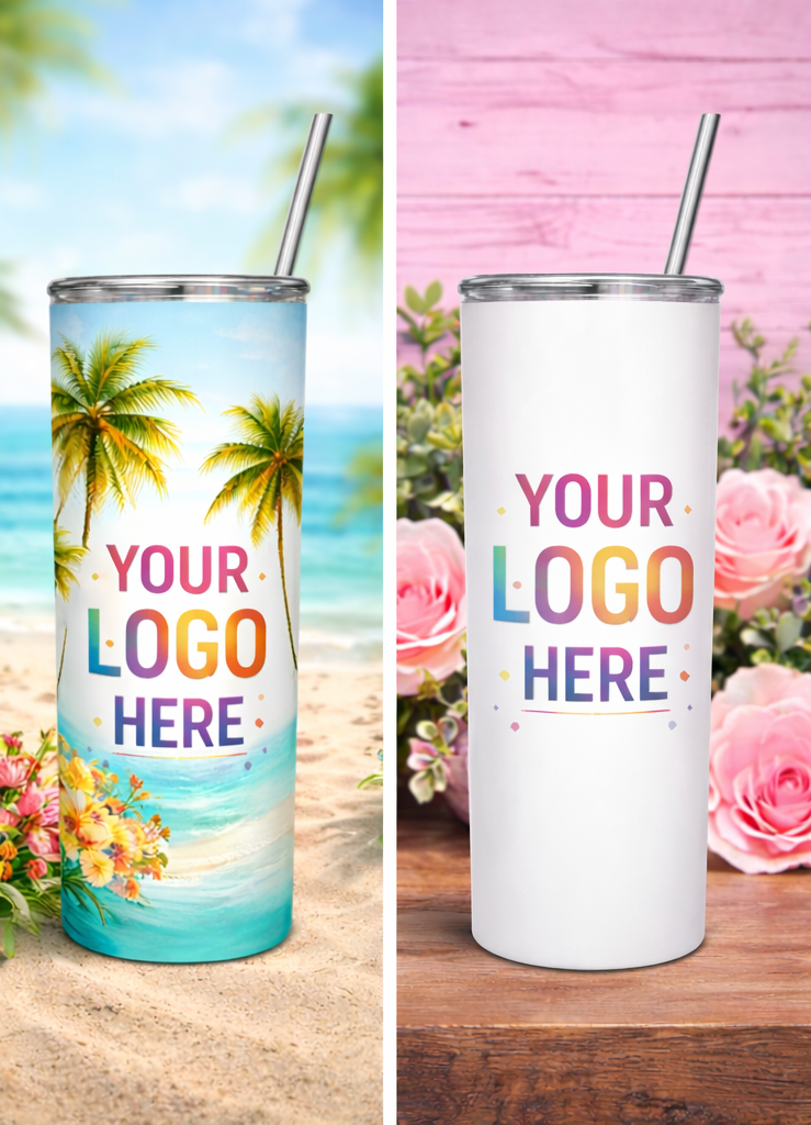 Custom 20oz Skinny Tumbler – Send Your Photo or Design