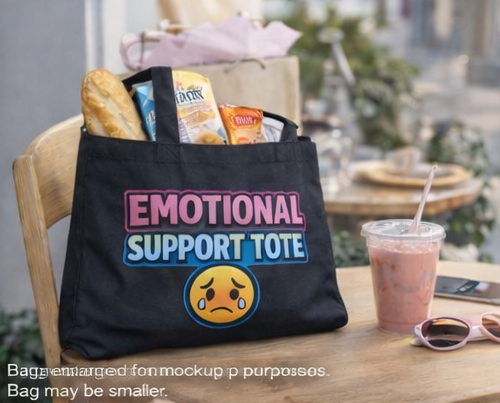 Emotional Support Tote Bag