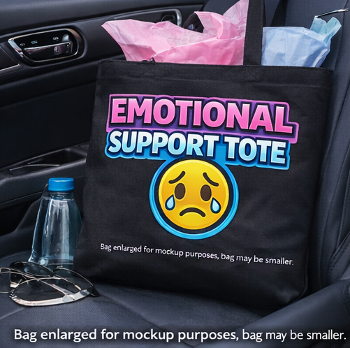 Emotional Support Tote Bag