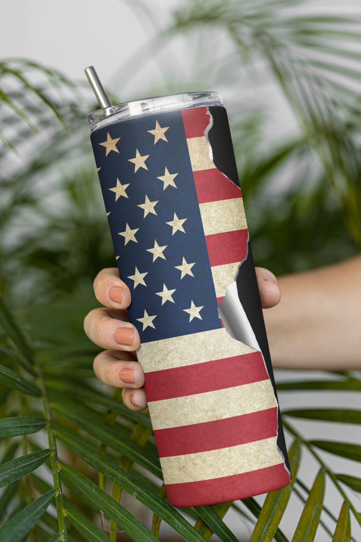 Daddy • The Man • The Myth • The Legend – American Flag 20oz Skinny Tumbler