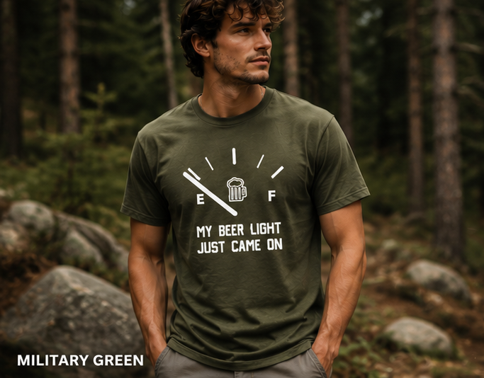 My Beer Light Turn On T-Shirt