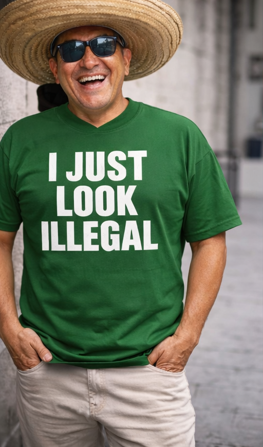 "I Just Look Illegal" Graphic T-Shirt