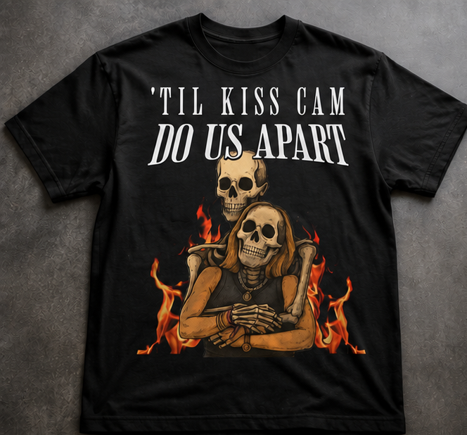"Til Kiss Cam Do Us Apart" T-Shirt