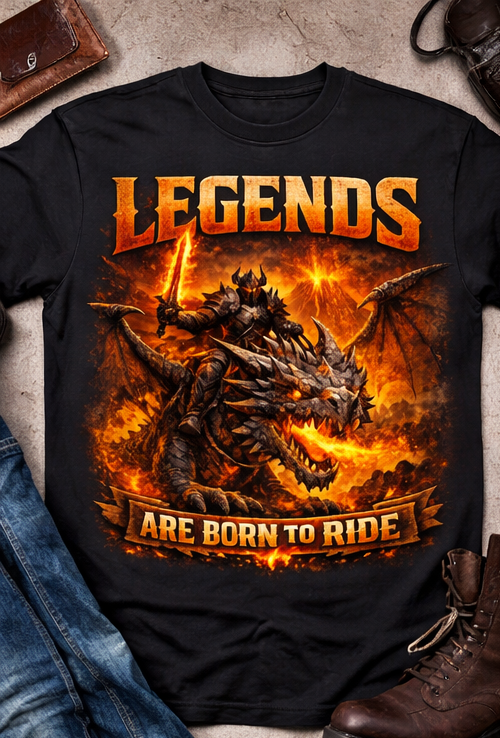 Legends are born to ride T-Shirt