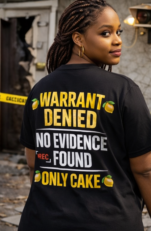 Lemon Pound Cake T-Shirt, Front & Back Print