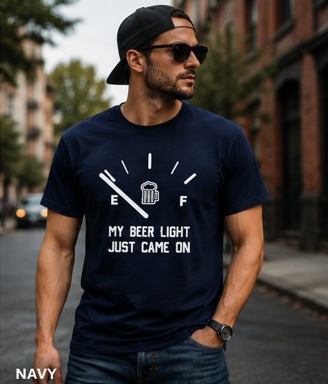 My Beer Light Turn On T-Shirt