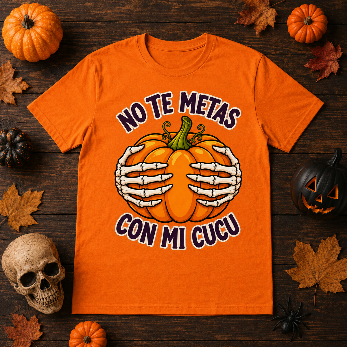 No Te Metas Con Mi Cucu Halloween T-Shirt
