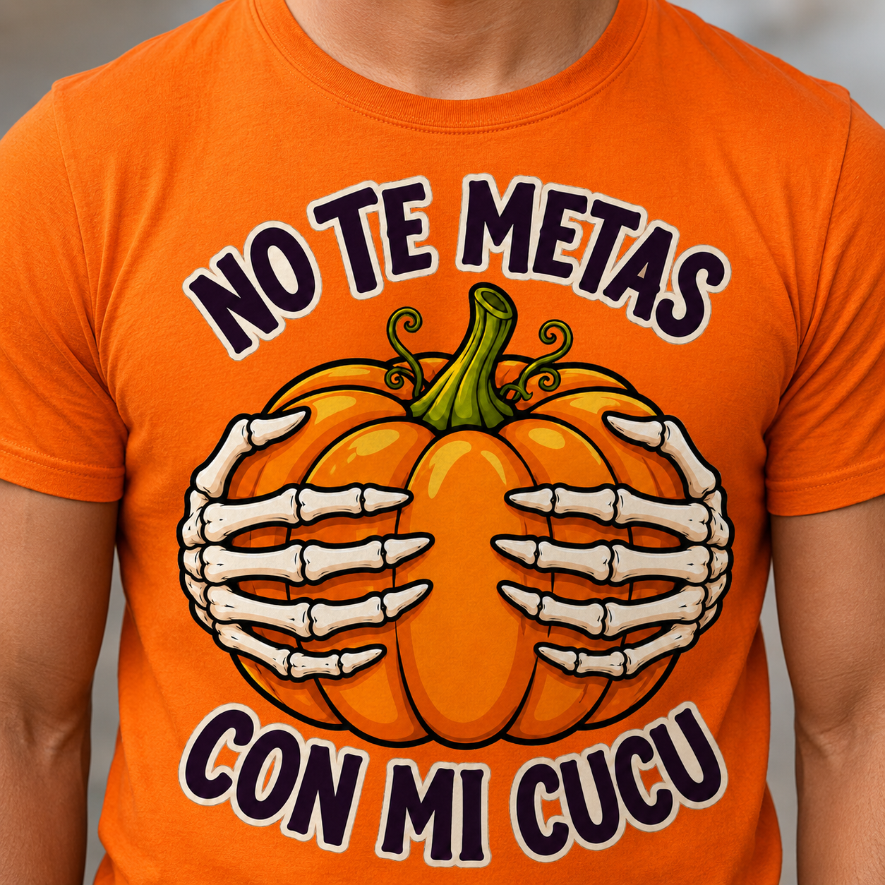 No Te Metas Con Mi Cucu Halloween T-Shirt